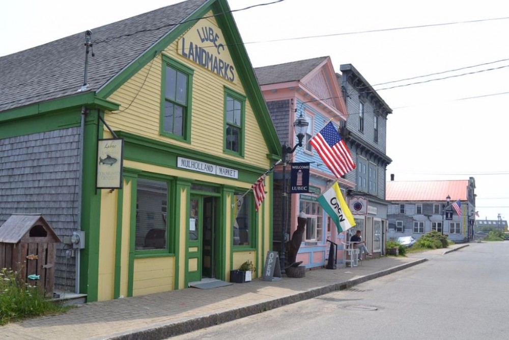 Downtown Lubec, Maine